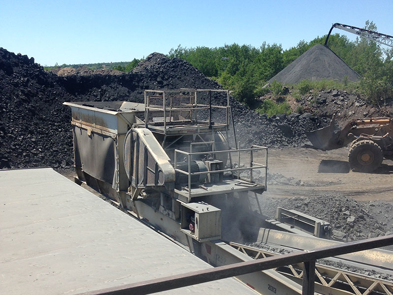 The facility’s services include crushing, washing, stemming, material transfer and material recovery