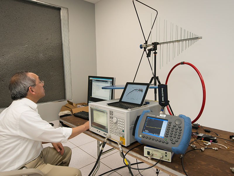 Testing of Omni-Threat Structures’ proprietary electromagnetic shielding shotcrete system